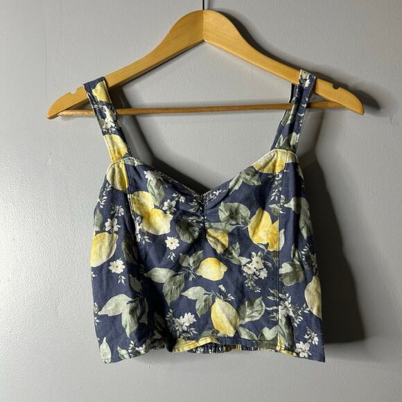 Abercrombie & Fitch Lemon Copped Top - Picture 3 of 8